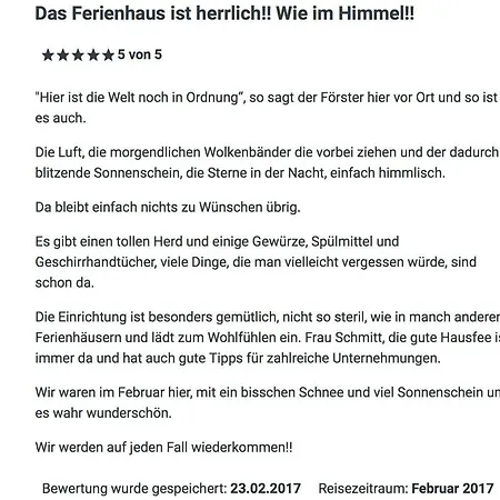 Wie im Himmel Hatzfeld Exterior foto